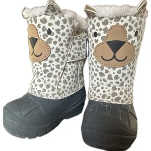 Cat and Jack Size 5 Snow / Winter Boots Toddler Baby Little Girls EUC